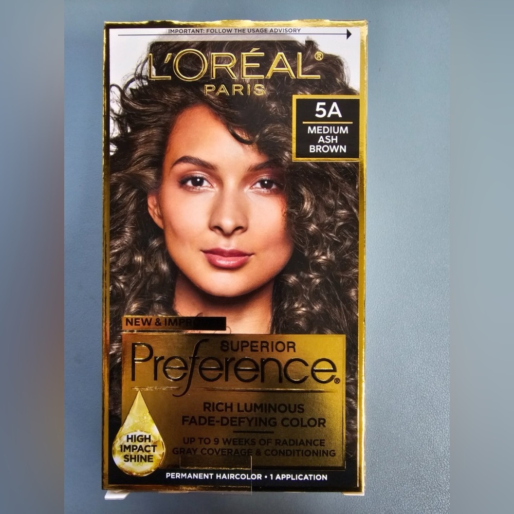 L'Oreal Superior Preference 5A Medium Ash Brown Hair Color